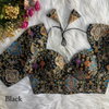 Tew Heavy Pure Crepe Heavy Embroidery Work Blouses Wholesale In India